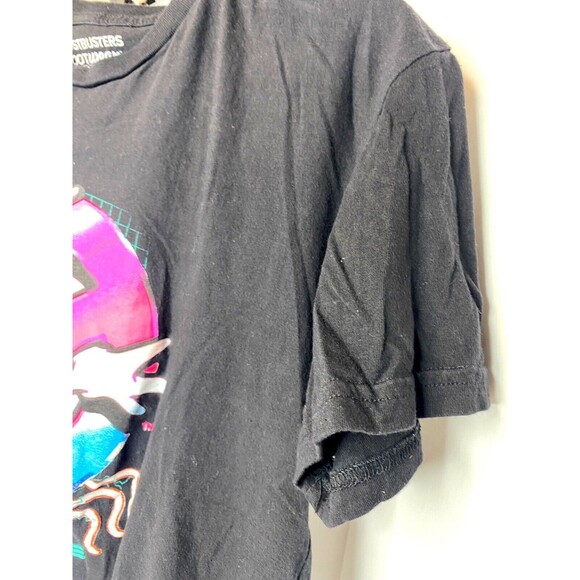 GHOSTBUSTERS Neon Colors Logo T-SHIRT Woman Med. Limited Loot Wear Crate Pink - Picture 4 of 9